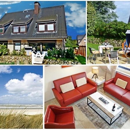 3-Zimmer-Ferienwohnung Deichwiese Westerland 1-3 Personen Esterno foto